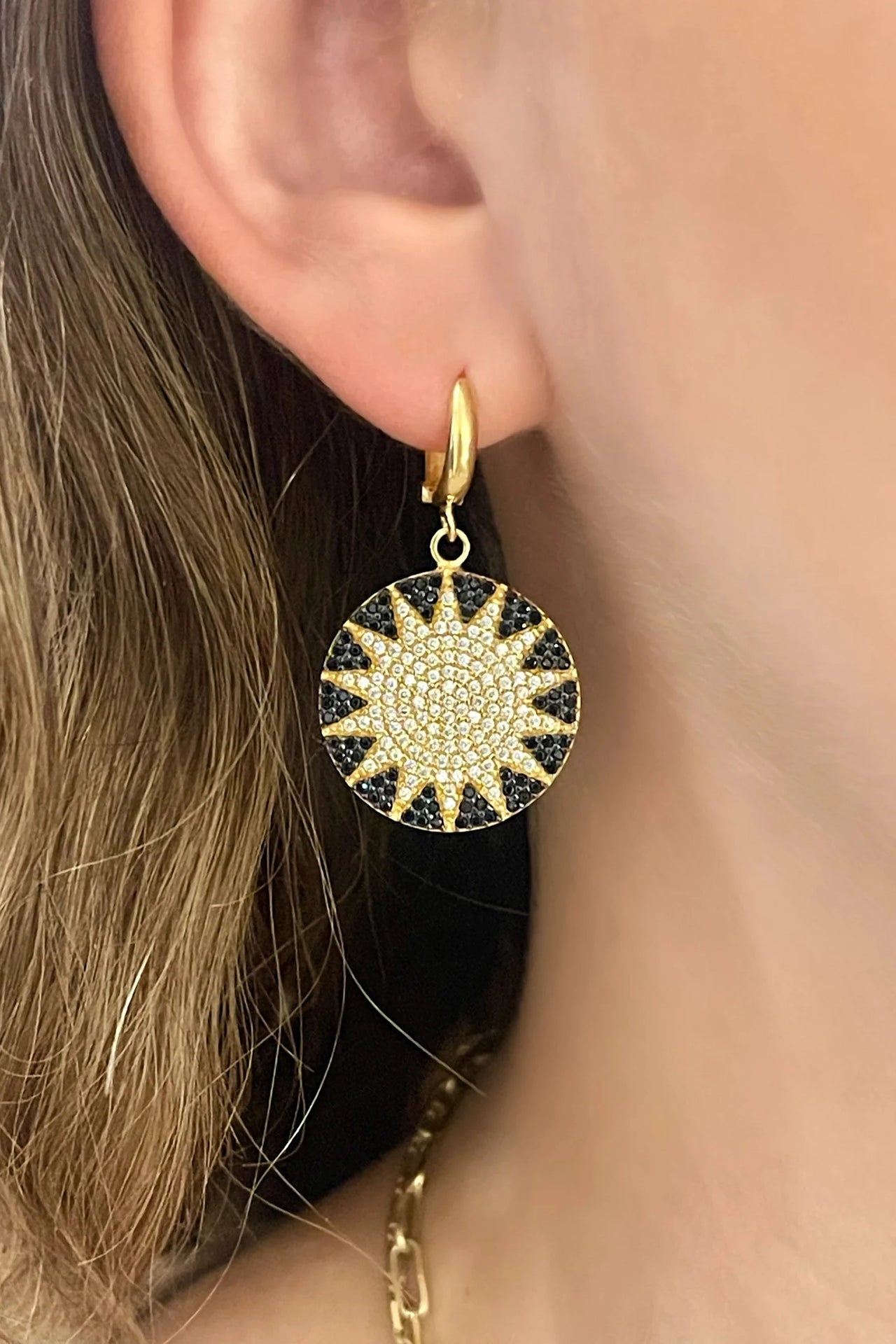 HOUSE OF MODA: BIG SUN EARRINGS