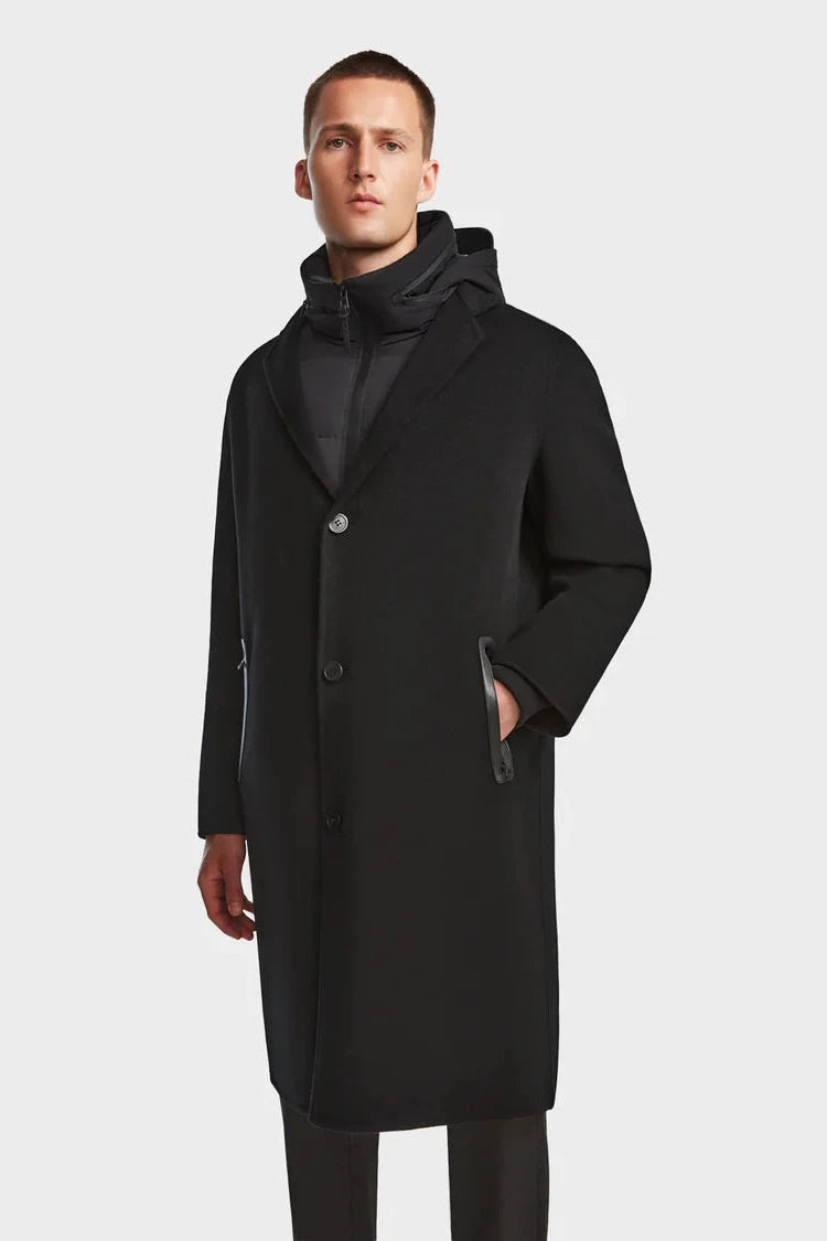 DRAL MEN'S 2-IN-1 WOLL AND DOWN COAT