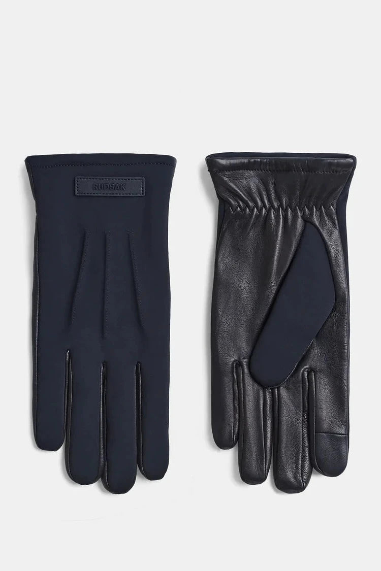 KRISTOPHER MEN'S LEATHER & NEOPRENE GLOVES