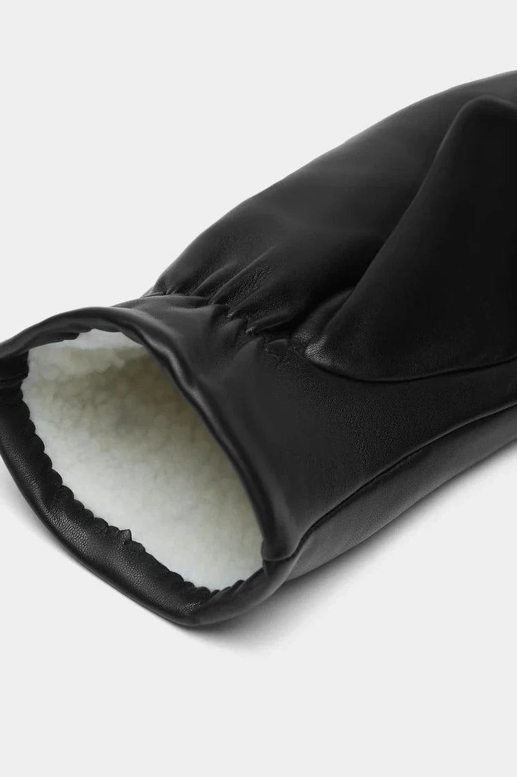 SELMA LEATHER MITTENS